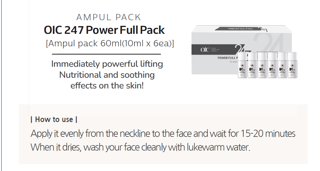 OIC Brand 247 Belle Power Full Pack